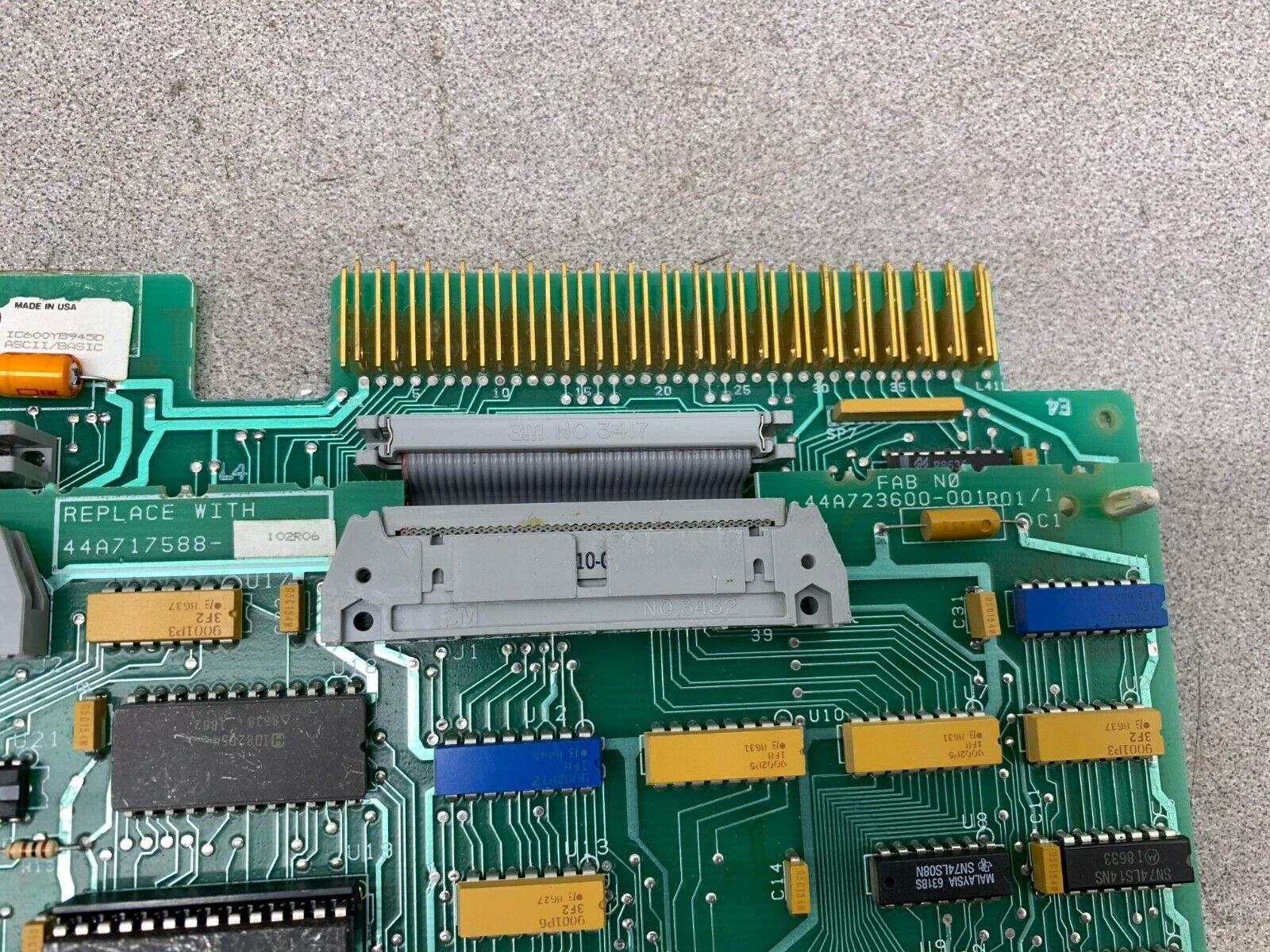 USED GE FANUC ASCII/Basic CIRCUIT BOARD IC600YB9450