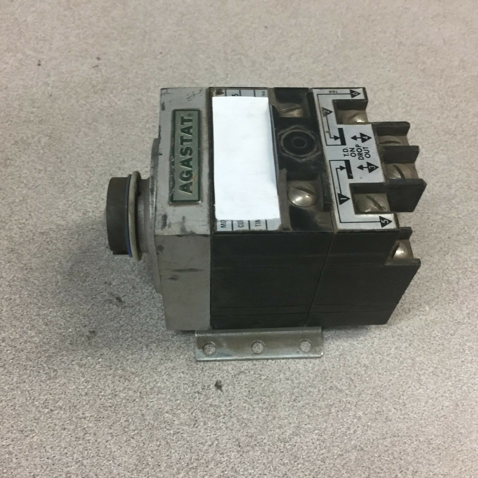 USED TYCO AGASTAT TIME RELAY MISSING KNOB 240 V1.5-15 SEC 7022BC