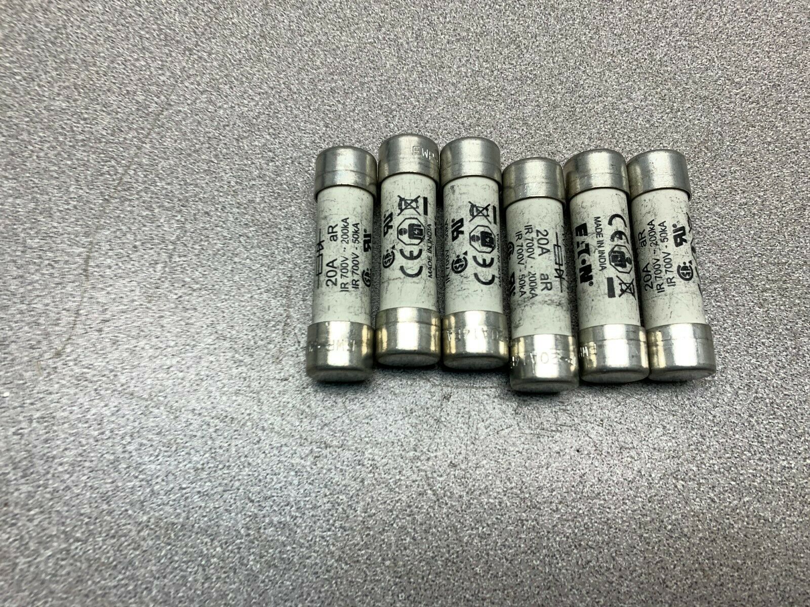 LOT OF 6 NEW NO BOX EATON/BUSSMAN FUSE FWP-20A14FA