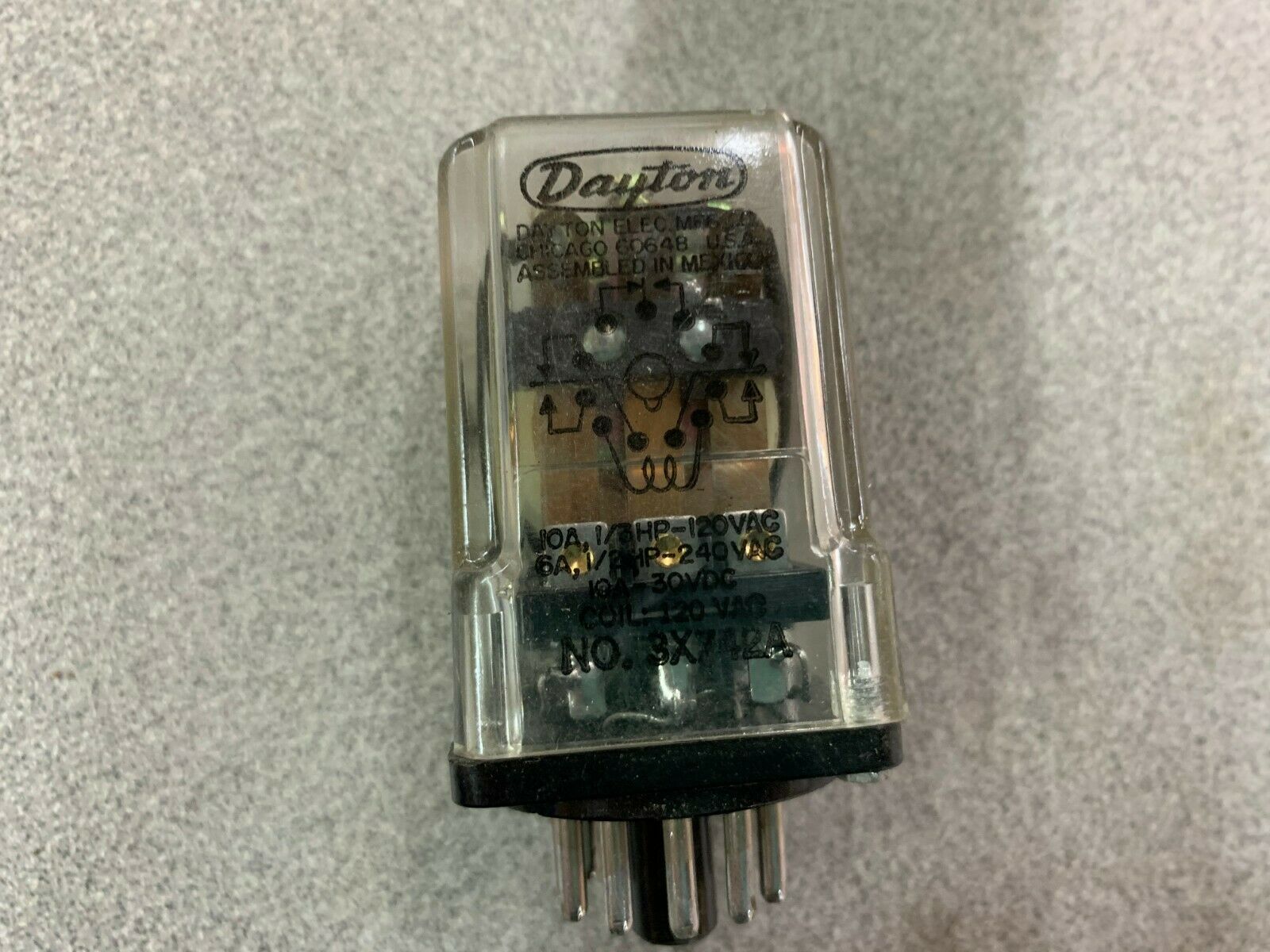 NEW IN BOX DAYTON RELAY 3X742A