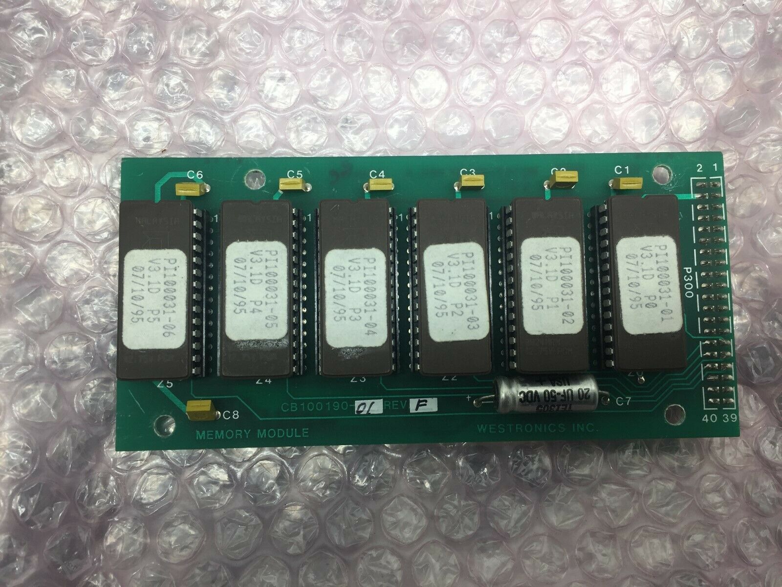 USED REMANUFACTURED WESTRONICS MEMORY MODULE CB100190-01