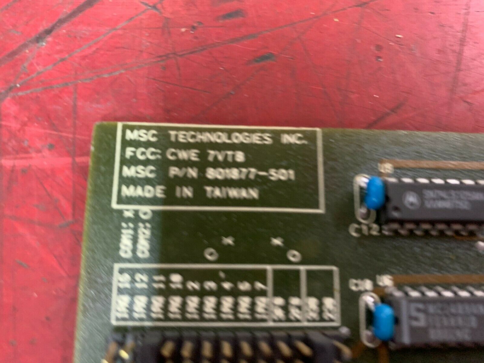 USED MSC TECH CIRCUIT BOARD 801877-501