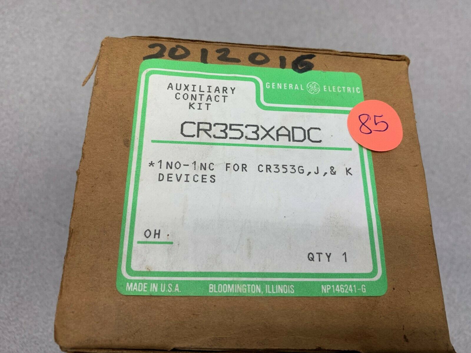 NEW IN BOX GE CONTACT KIT CR353XADC