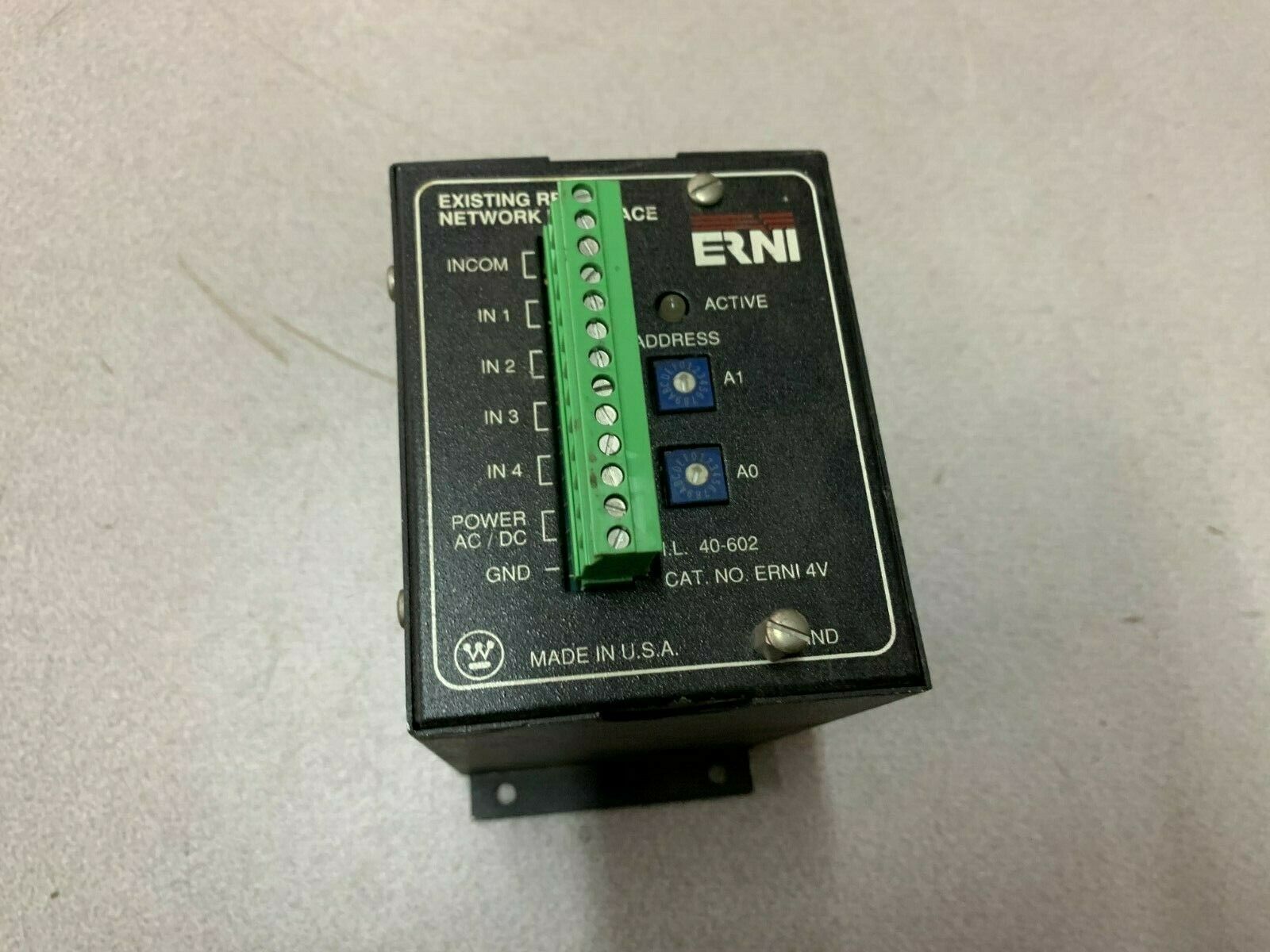 NEW NO BOX WESTINGHOUSE EXISTING RELAY ERNI 4V