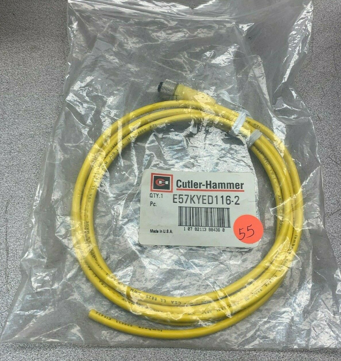 NEW IN BAG CUTLER HAMMER CORD E57KYED116-2