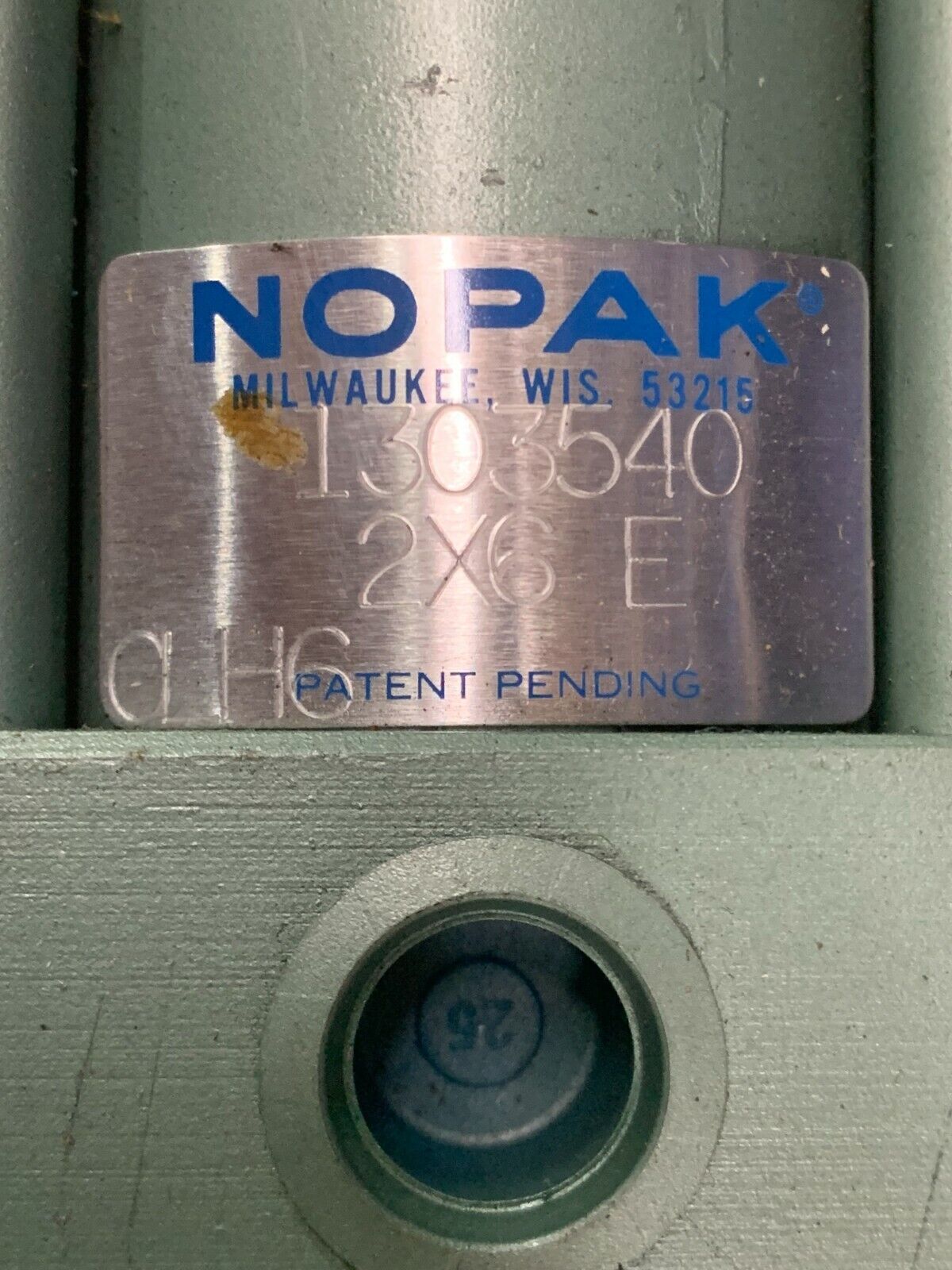 NEW NO BOX NOPAK HYDRAULIC CYLINDER 1303540 2X6 E