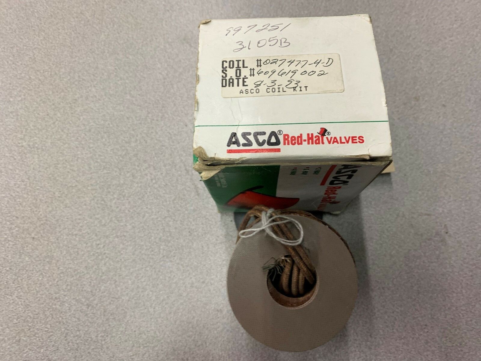 NEW IN BOX ASCO VALVE COIL 27-477-4D