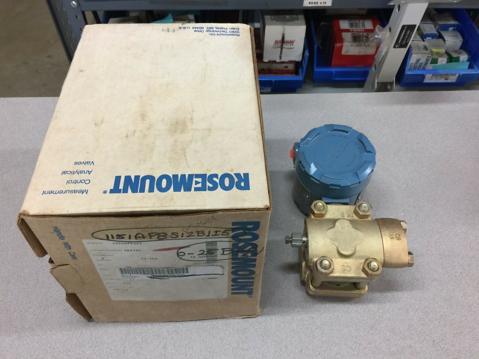 NEW IN BOX ROSEMOUNT 1000PSI 45VDC 4-20MA PRESSURE TRANSMITTER 1151AP8S12B1I5