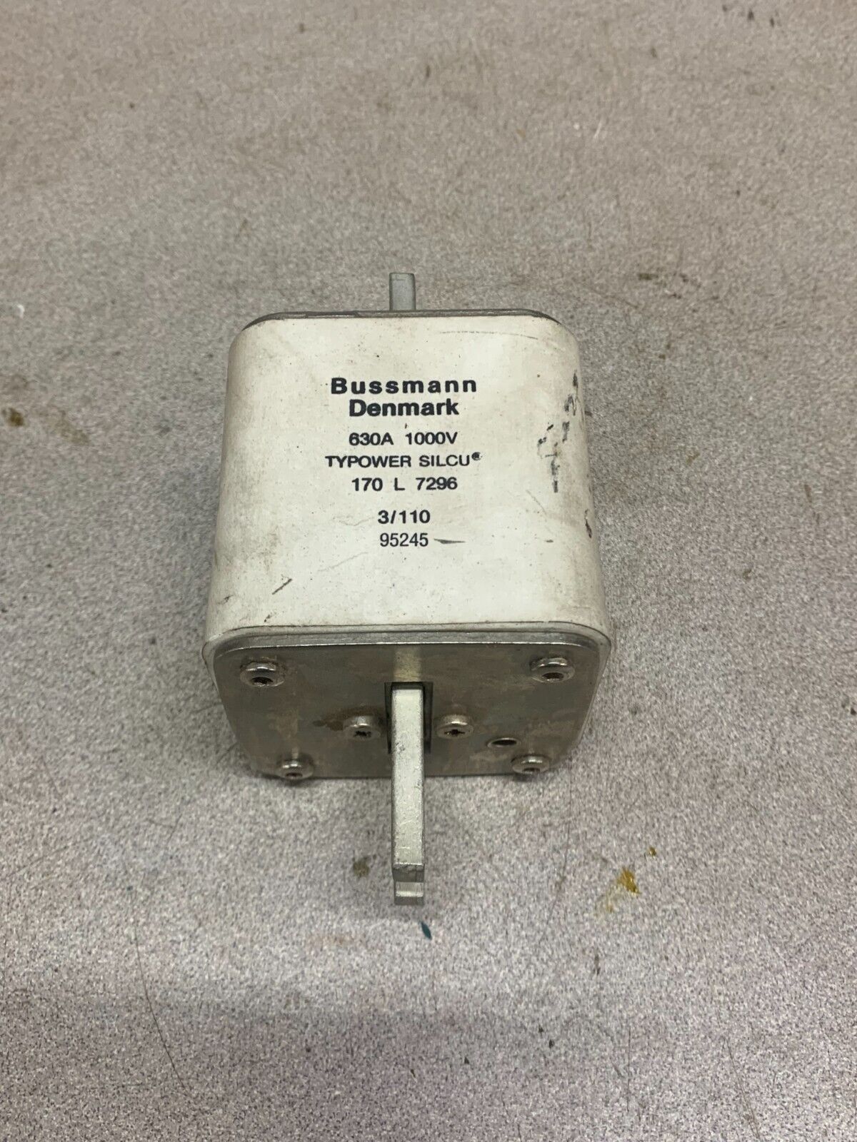 USED BUSSMANN 630A 1000V TYPOWER SILCU FUSE 170 L 7296