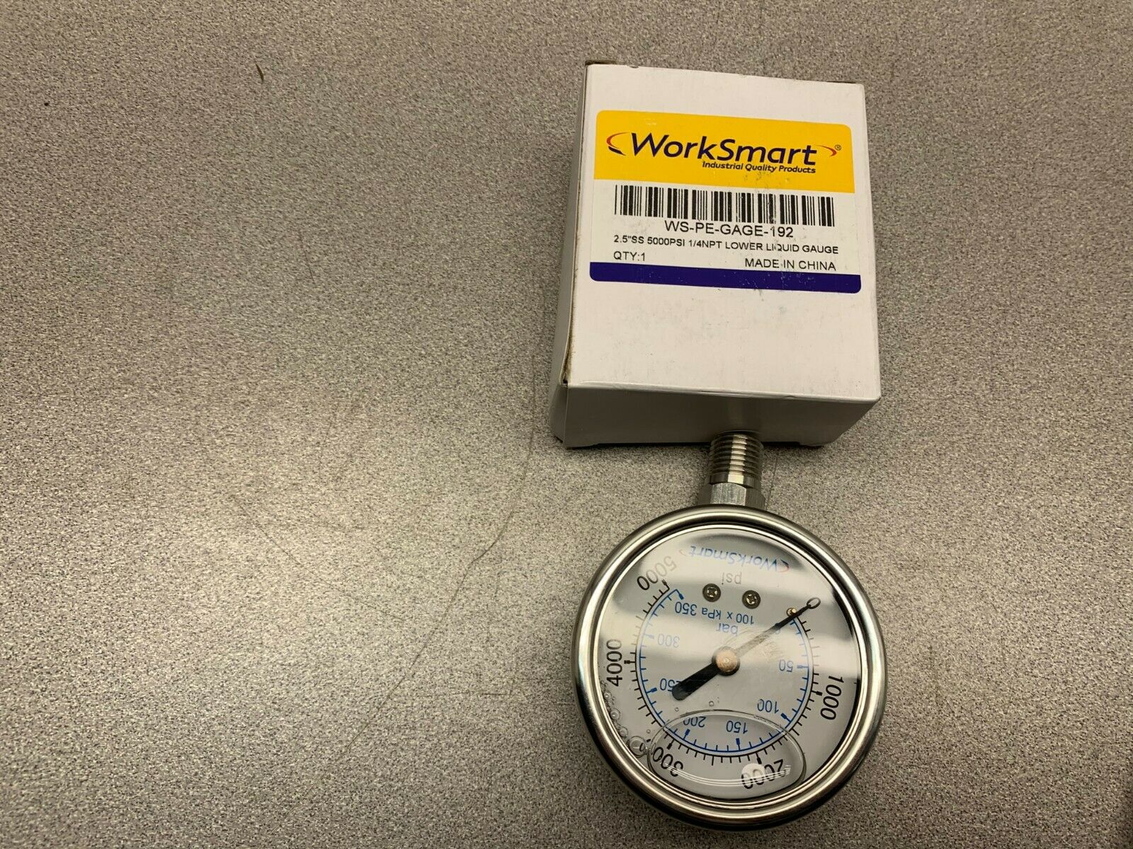 NEW IN BOX WORKSMART GAUGE WS-PE-GAGE-192