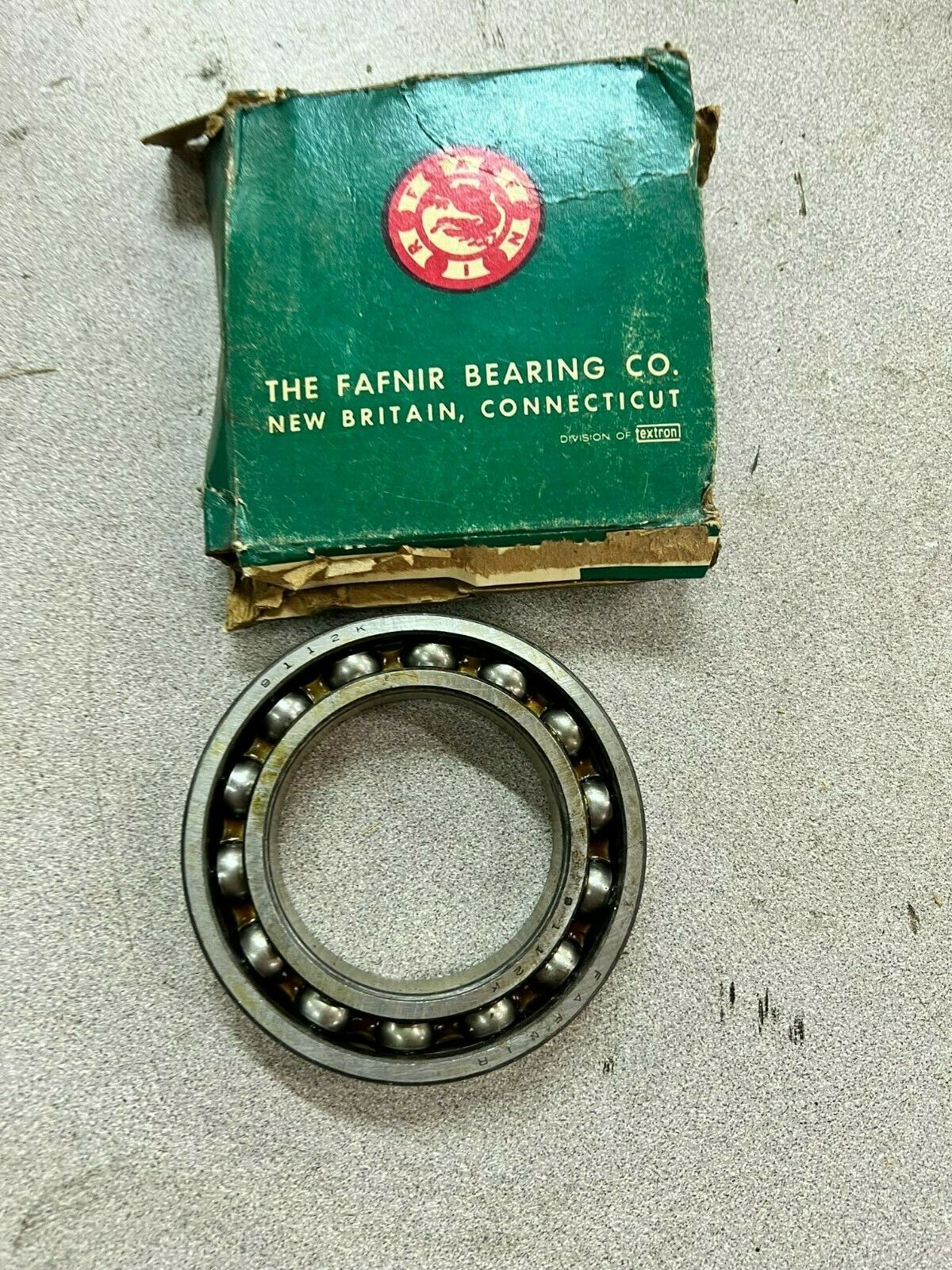 NEW IN BOX FAFNIR BEARING 9112K