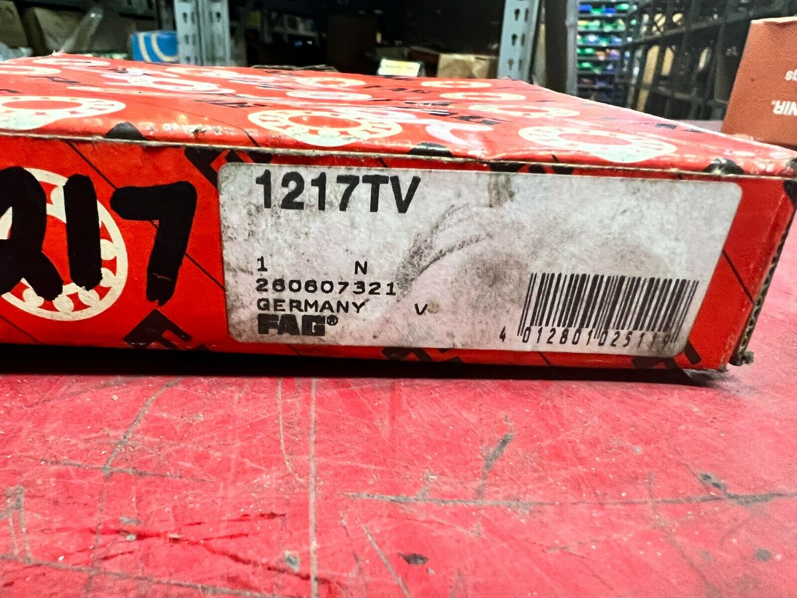 NEW IN BOX FAG BALL BEARING 1217TV