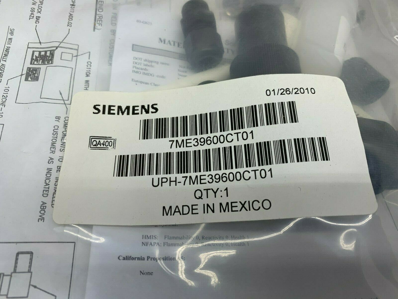 NEW IN PACKAGE SIEMENS 7ME39600CT01