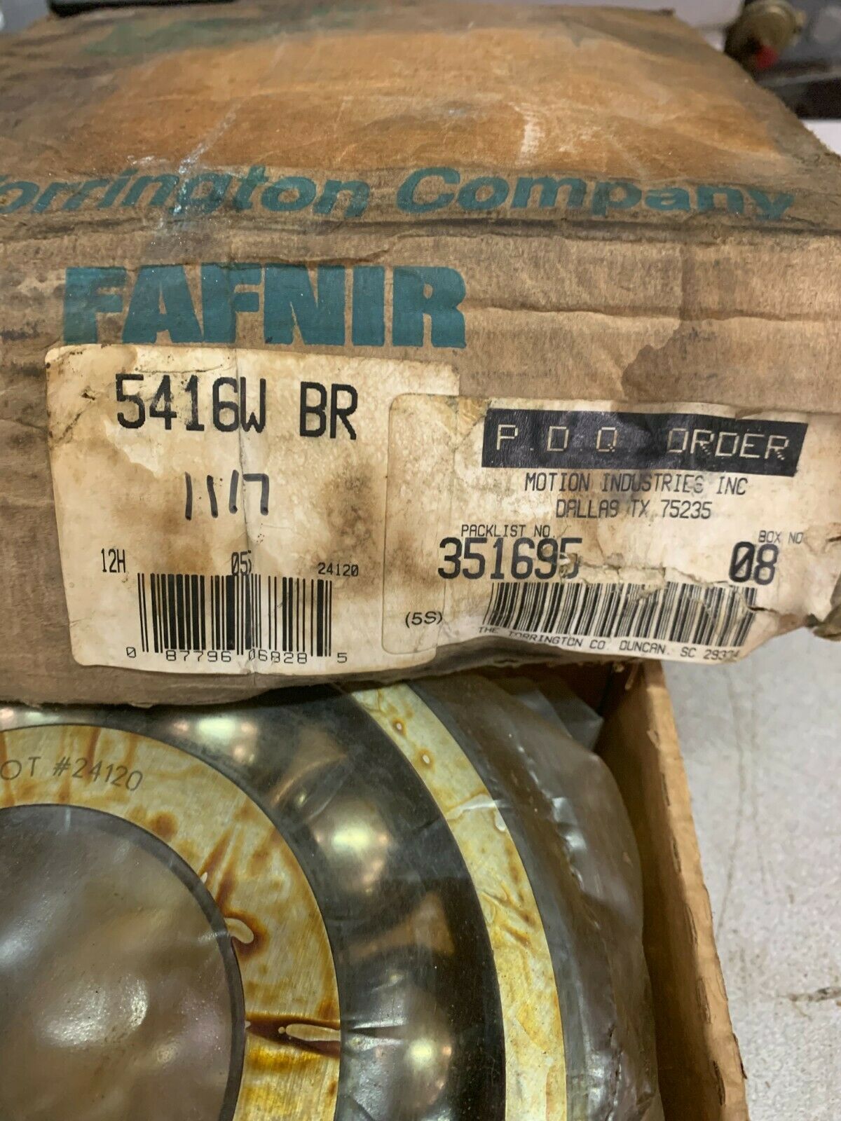 NEW IN BOX FAFNIR ROLLER BEARING 5416W BR