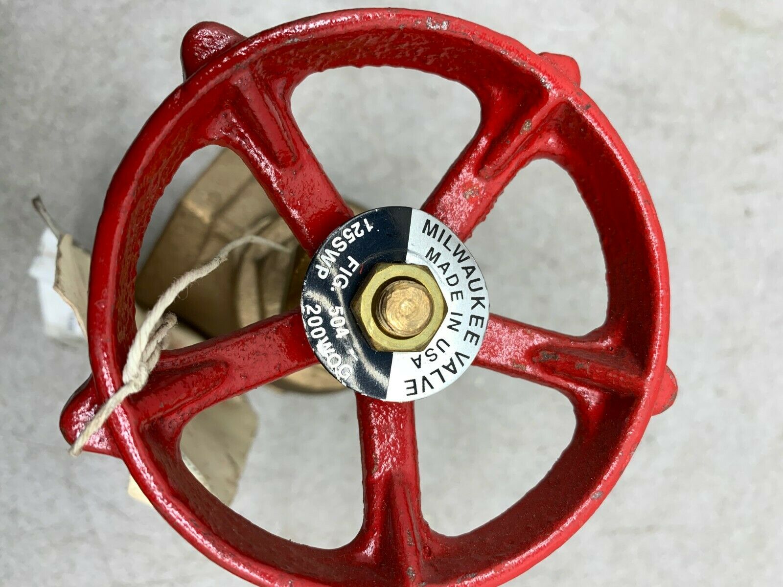 NEW NO BOX WILWAUKEE FIG. 504 125SWP 200WOG BRONZE 1-1/2" VALVE 151