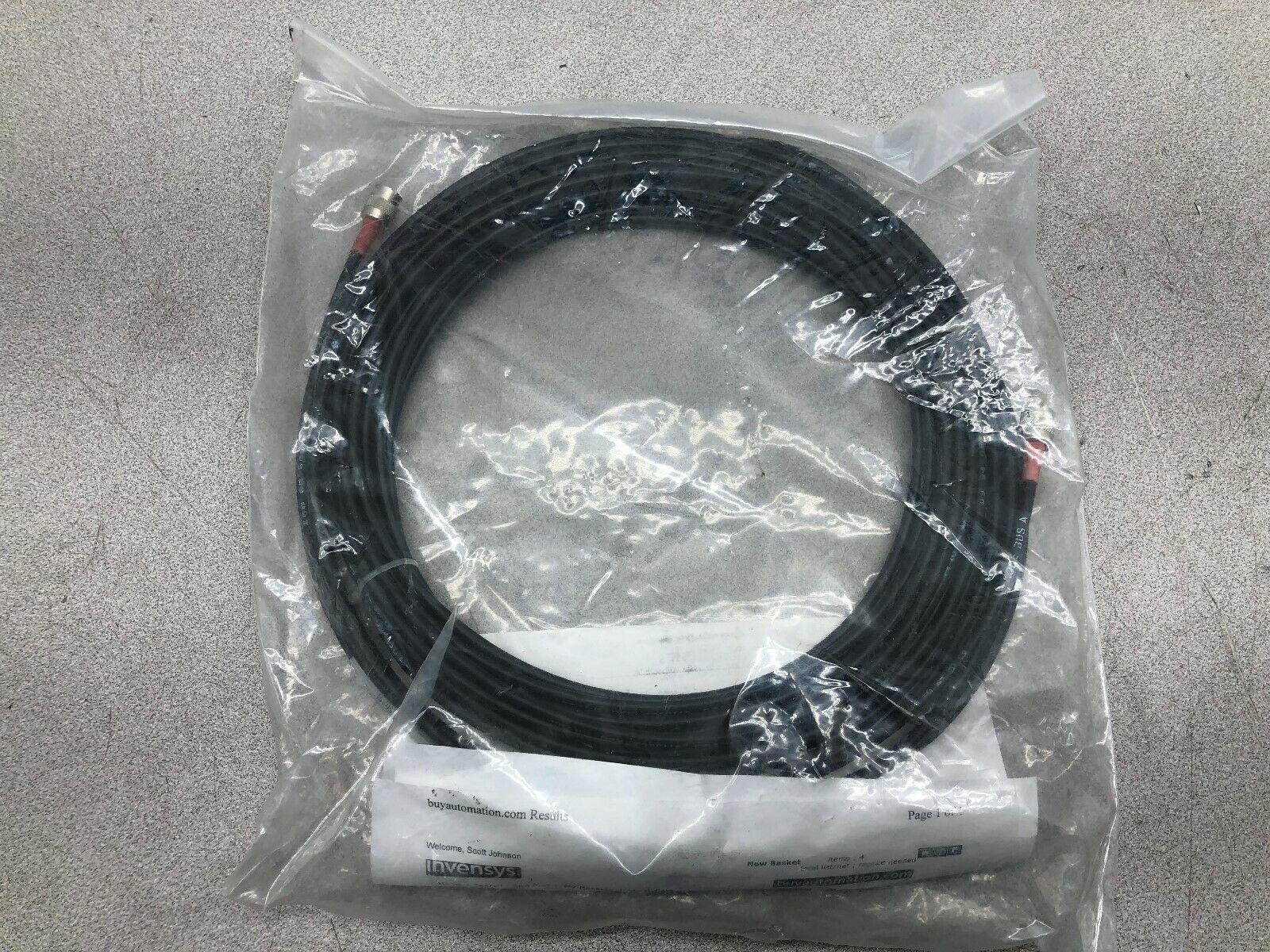 NEW IN BAG VOLEX 50' CABLE ASSY PO902KZ