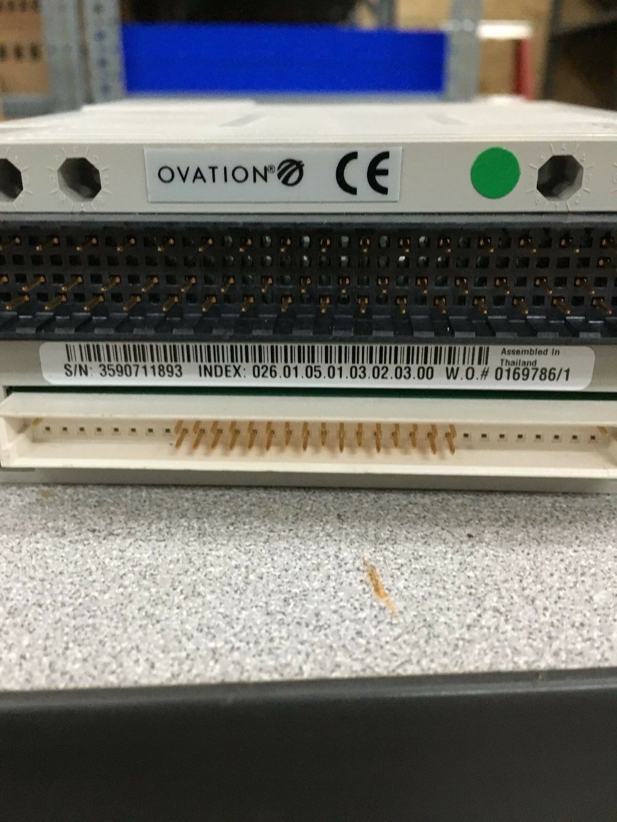 USED OVATION WESTINGHOUSE ANALOG OUTPUT FAST HART PLC MODULE 5X00167G01