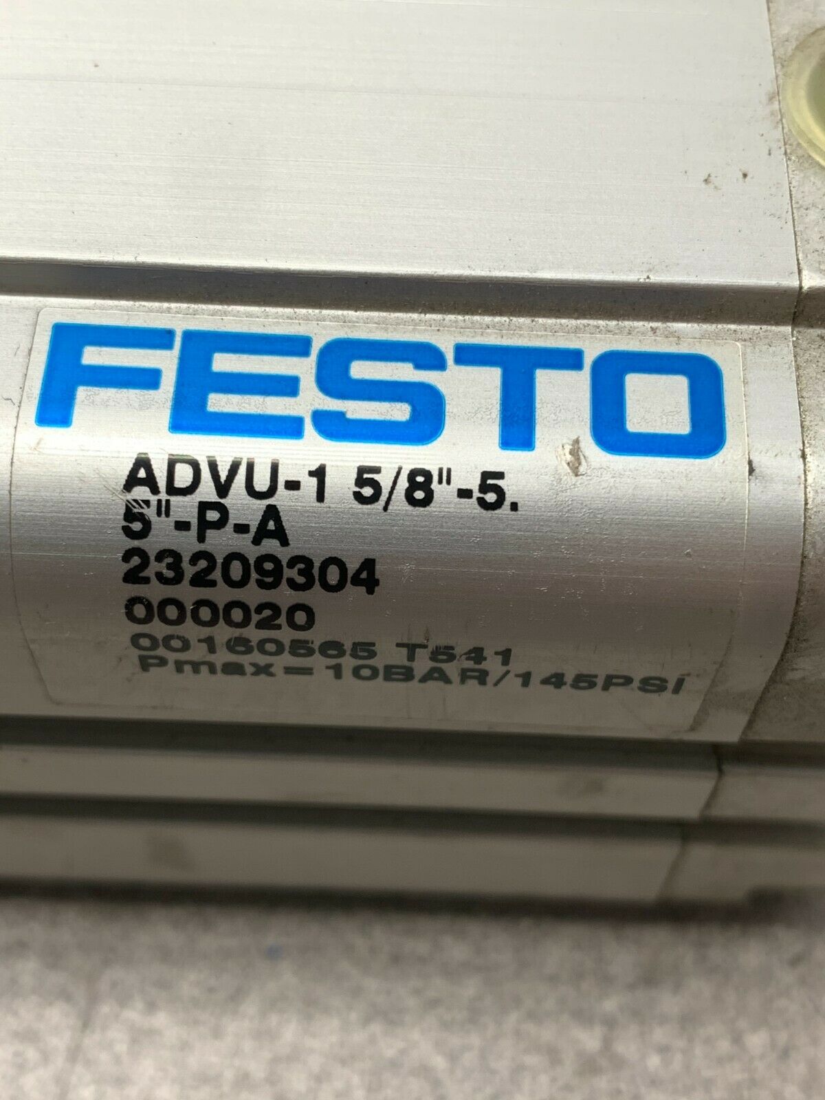 NEW NO BOX FESTO 23209304 PNEUMATIC CYLINDER ADVU-1 5/8"-5.5"-P-A