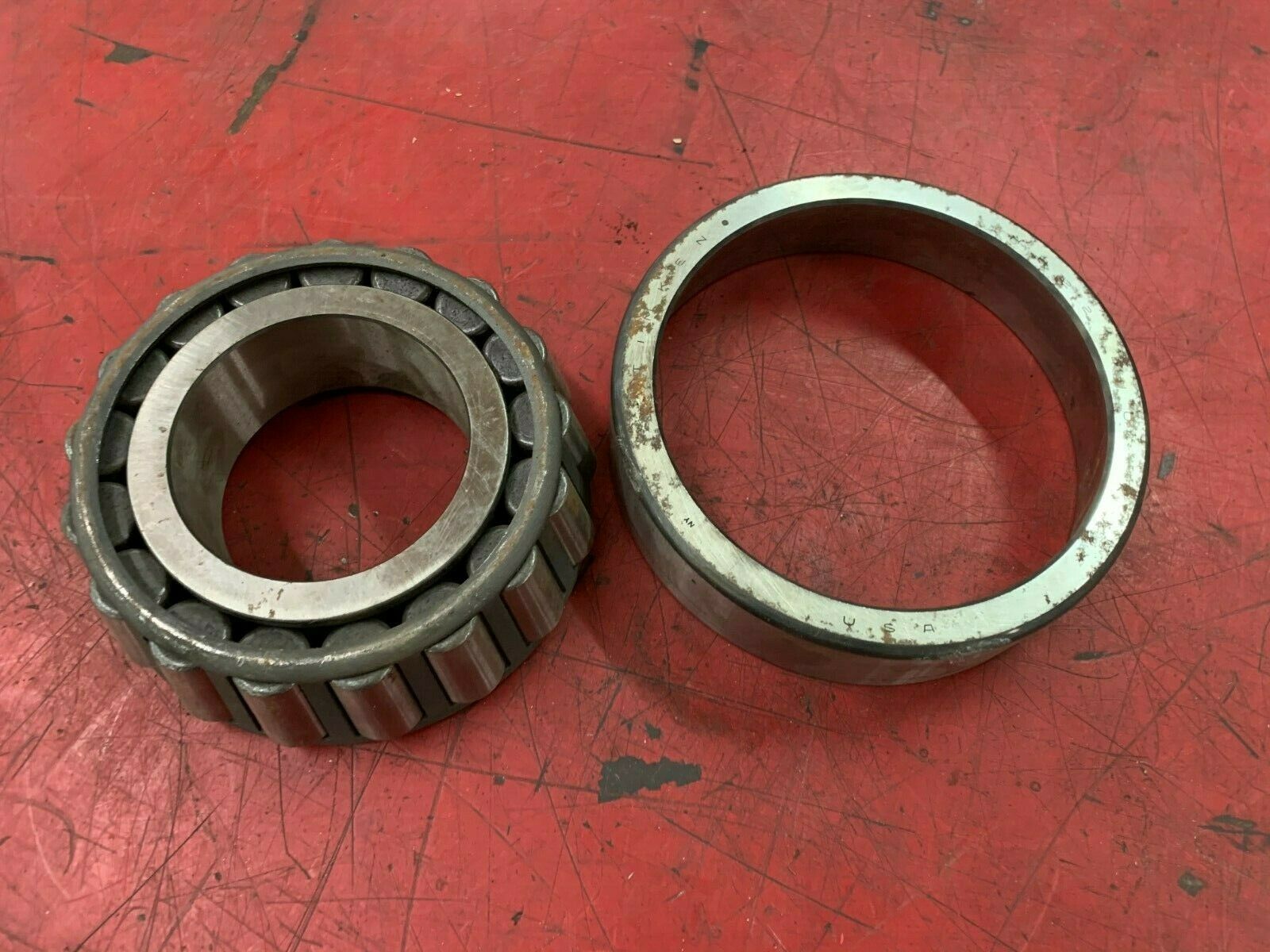 NEW NO BOX TIMKEN TAPERED ROLLER CONE BEARING HH221438 WITH CUP HH221410 RACE