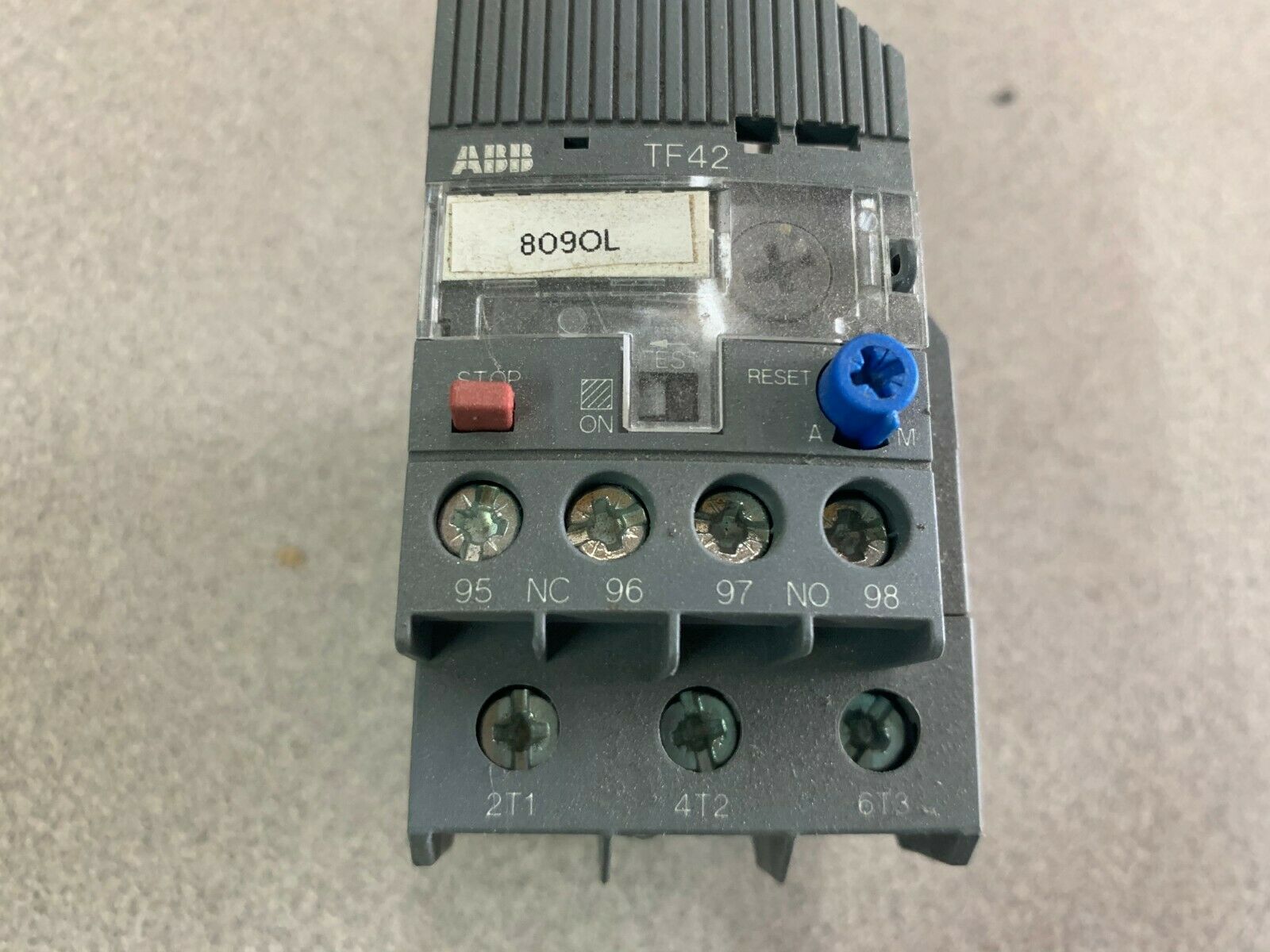 USED ABB OVERLOAD RELAY TF42-24