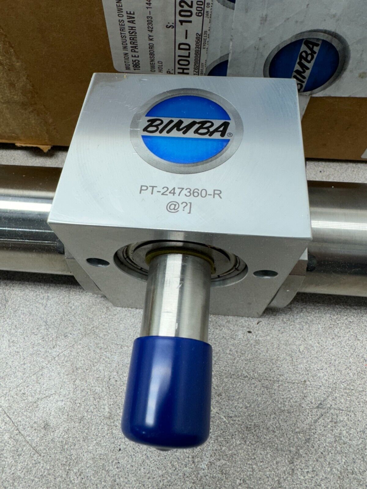 NEW IN BOX BIMBA PNEUMATIC ACTUATOR PT-247360-R