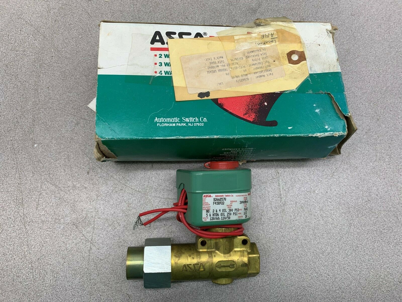 NEW IN BOX ASCO VALVE 8266D57U