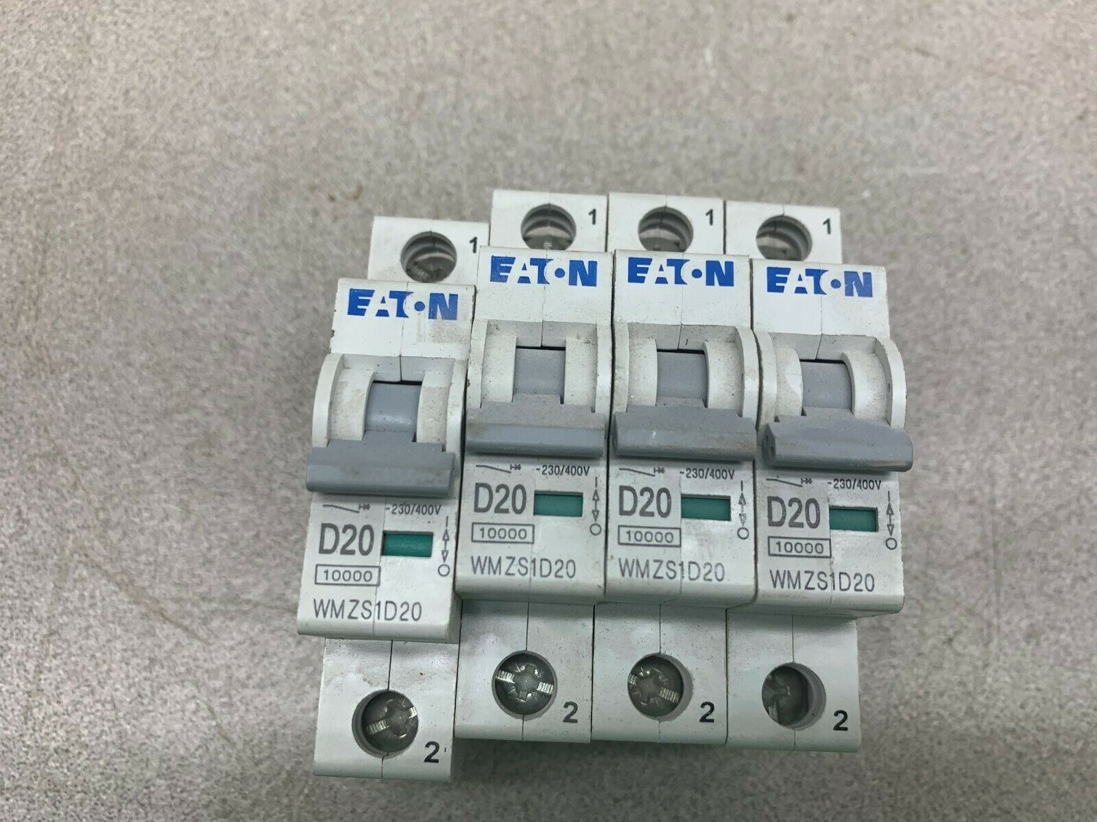 LOT OF 4 NEW NO BOX EATON BREAKER WMZS1D20