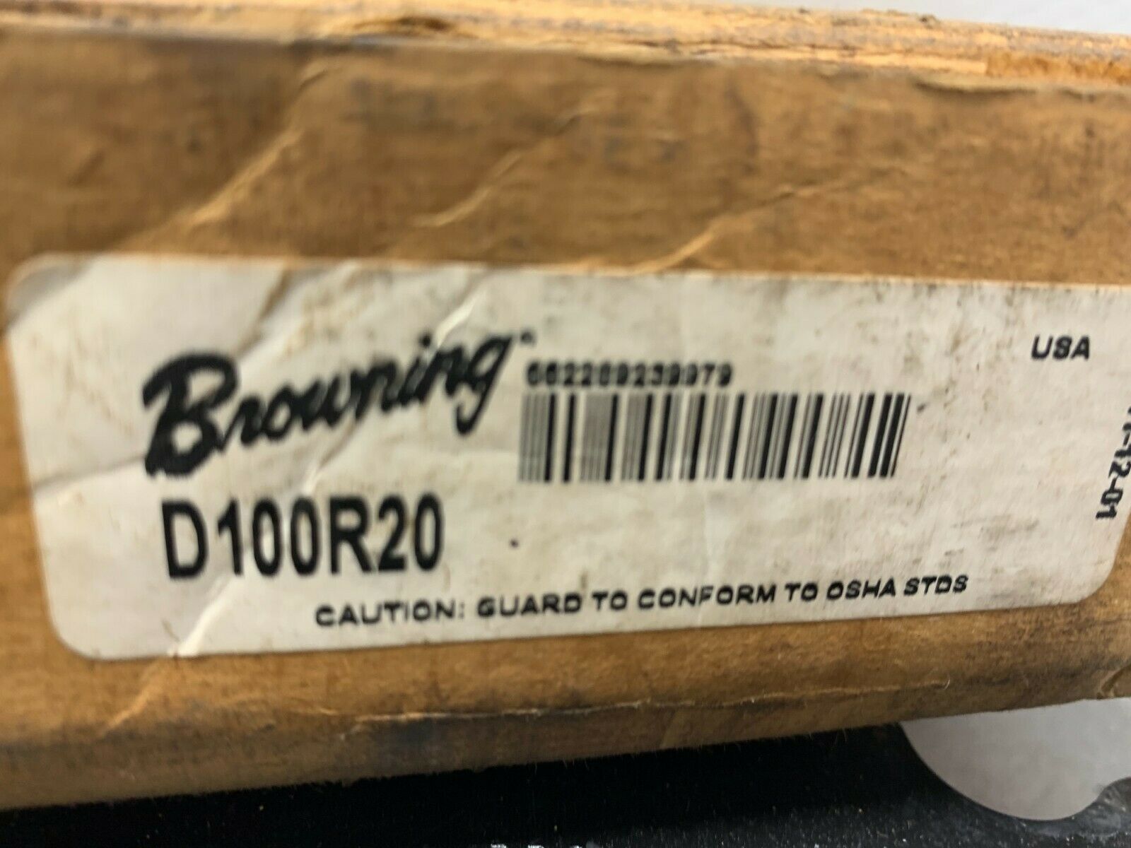 NEW IN BOX BROWNING SPLIT TAPER BUSH DOUBLE SPROCKET D100R20