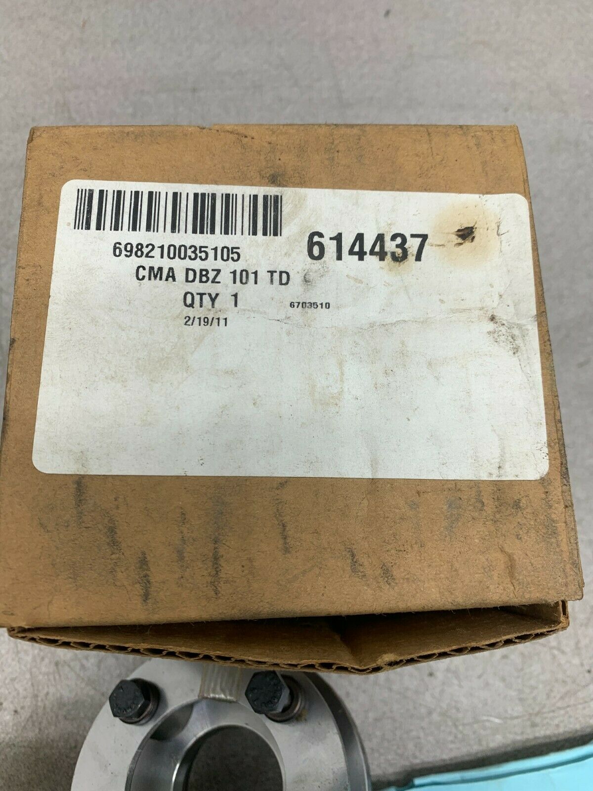 NEW IN BOX REXNORD 614437 COUPLED SPLIT ASSEMBLY CMA DBZ 101 TD