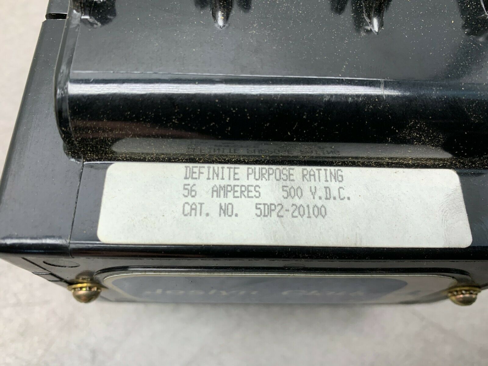 NEW NO BOX JOSLYN CLARK 56 AMP 500VDC. CONTACTOR 5DP2-20100