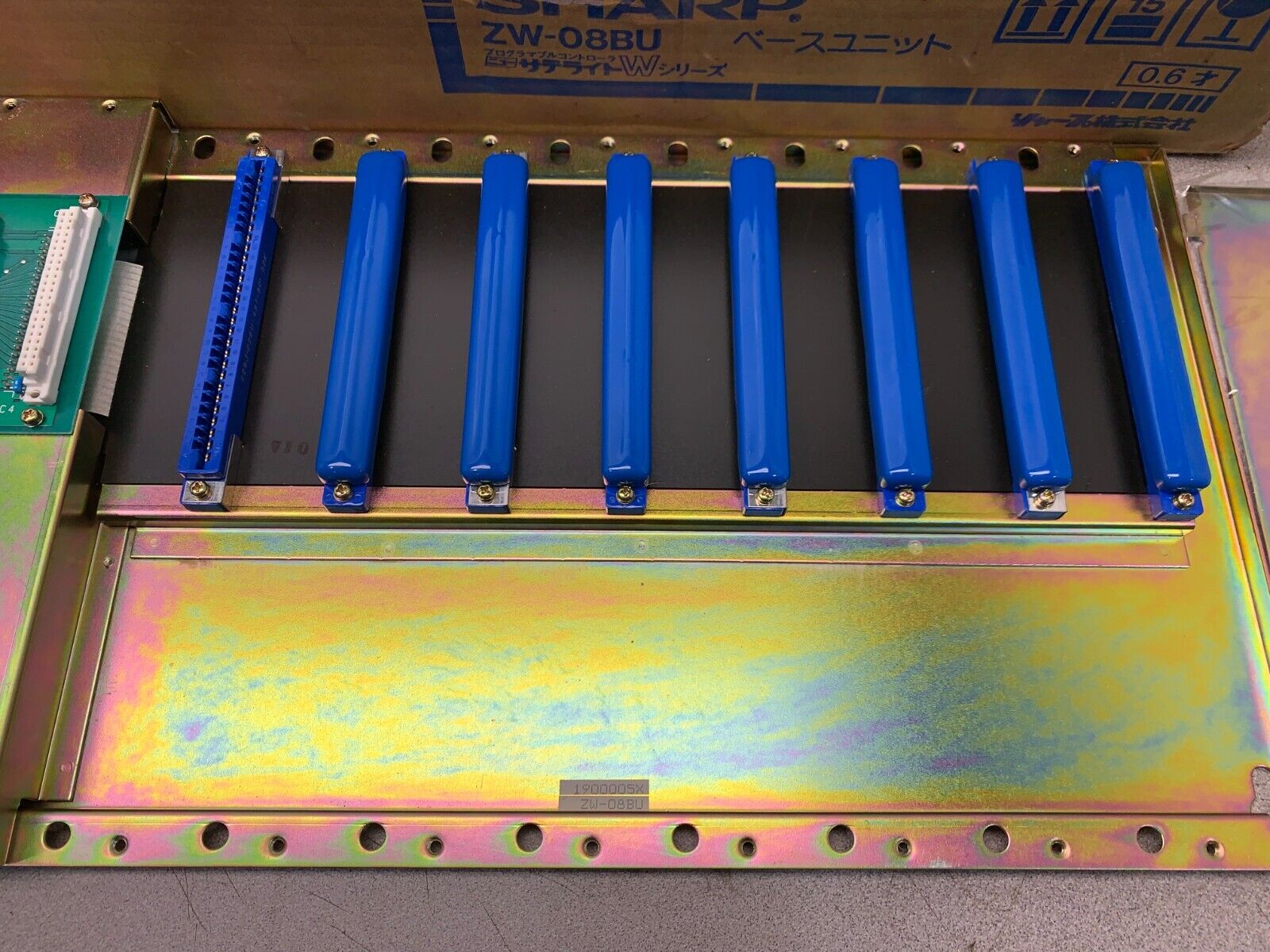 NEW IN BOX SHARP 8-SLOT CHASSIS RACK BACK PLANE ZW-08BU