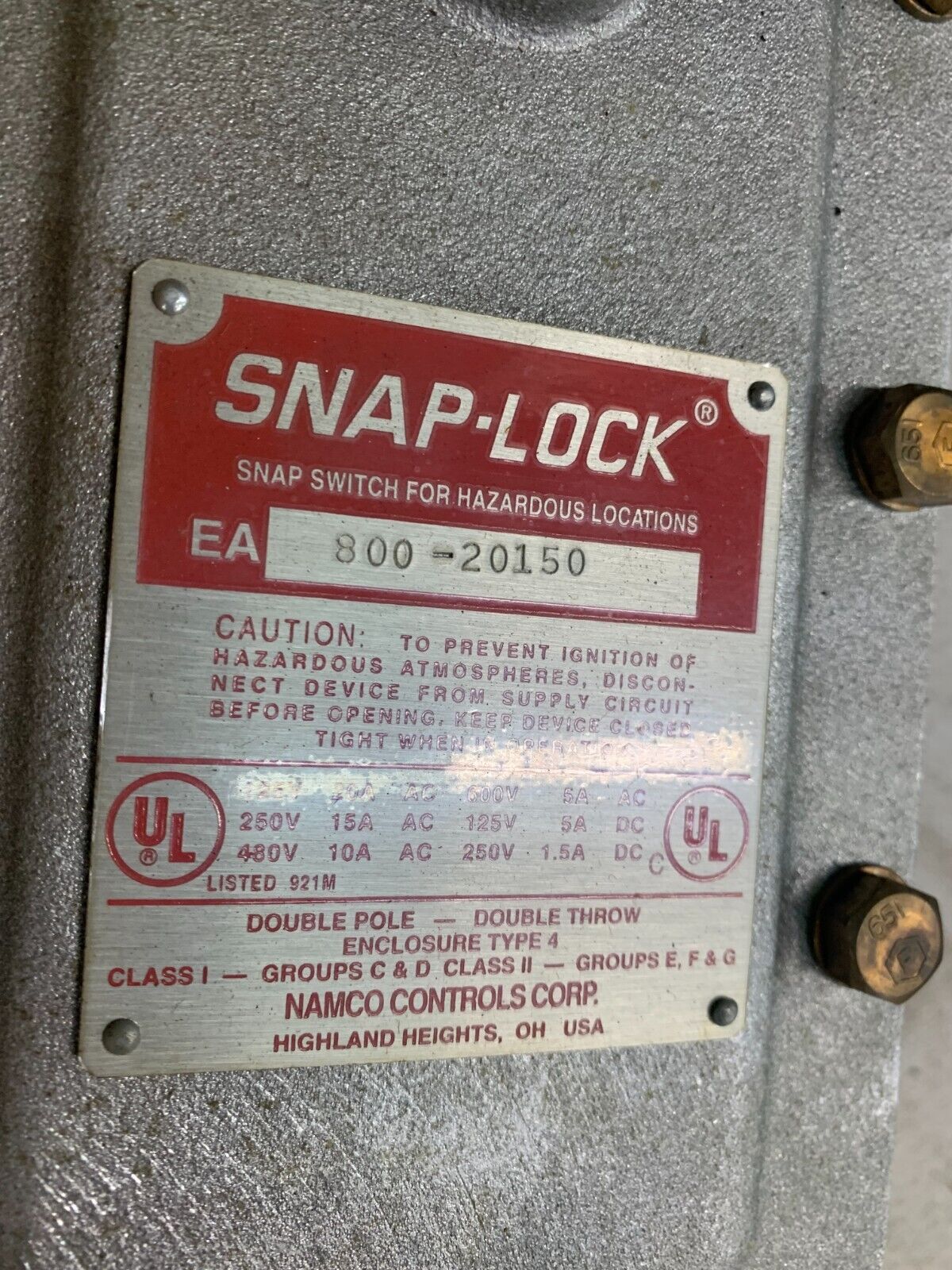 NEW IN BOX NAMCO SNAP-LOCK LIMIT SWITCH EA800-20150