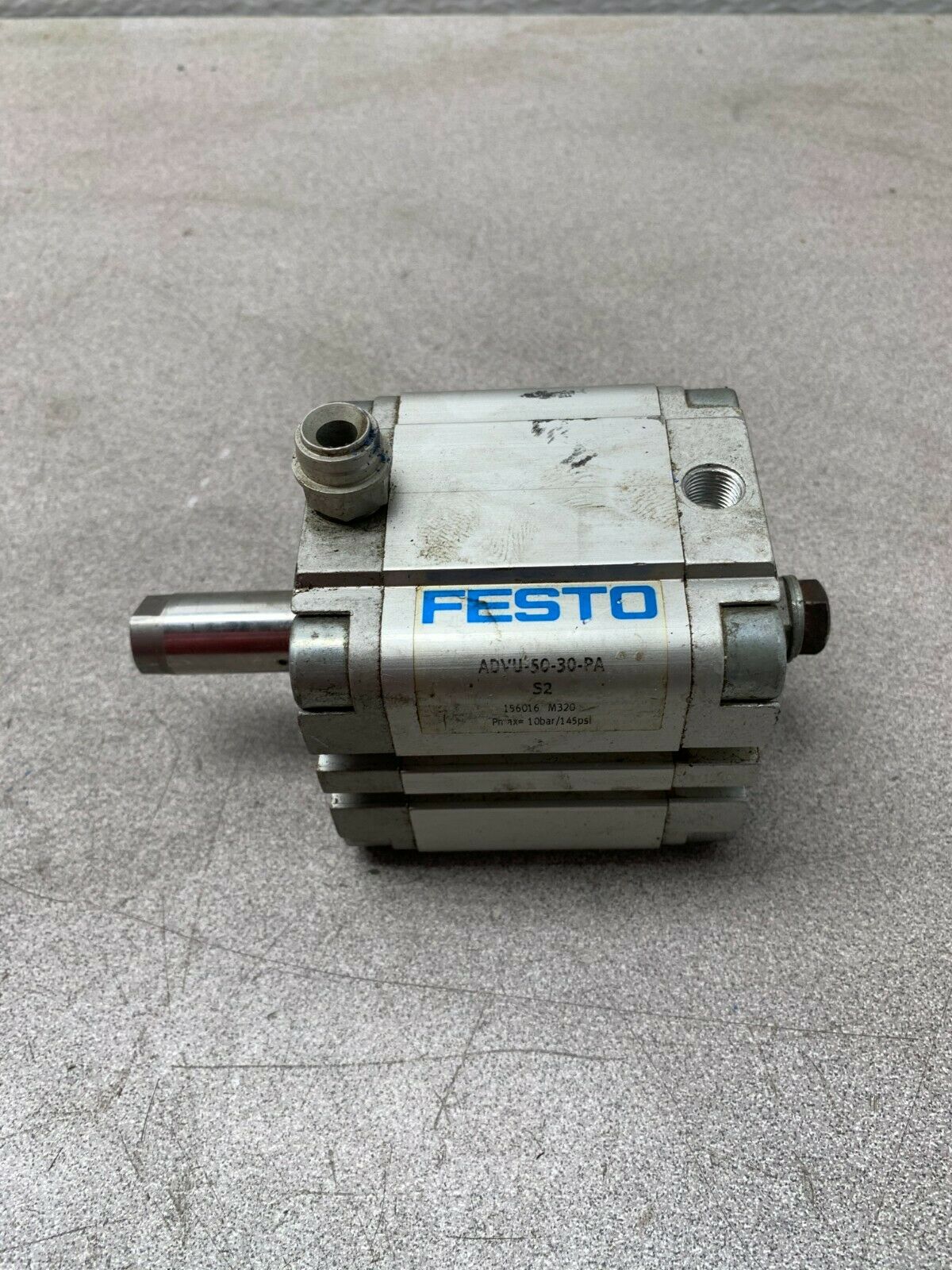 USED FESTO PNEUMATIC CYLINDER ADVU-50-30-PA