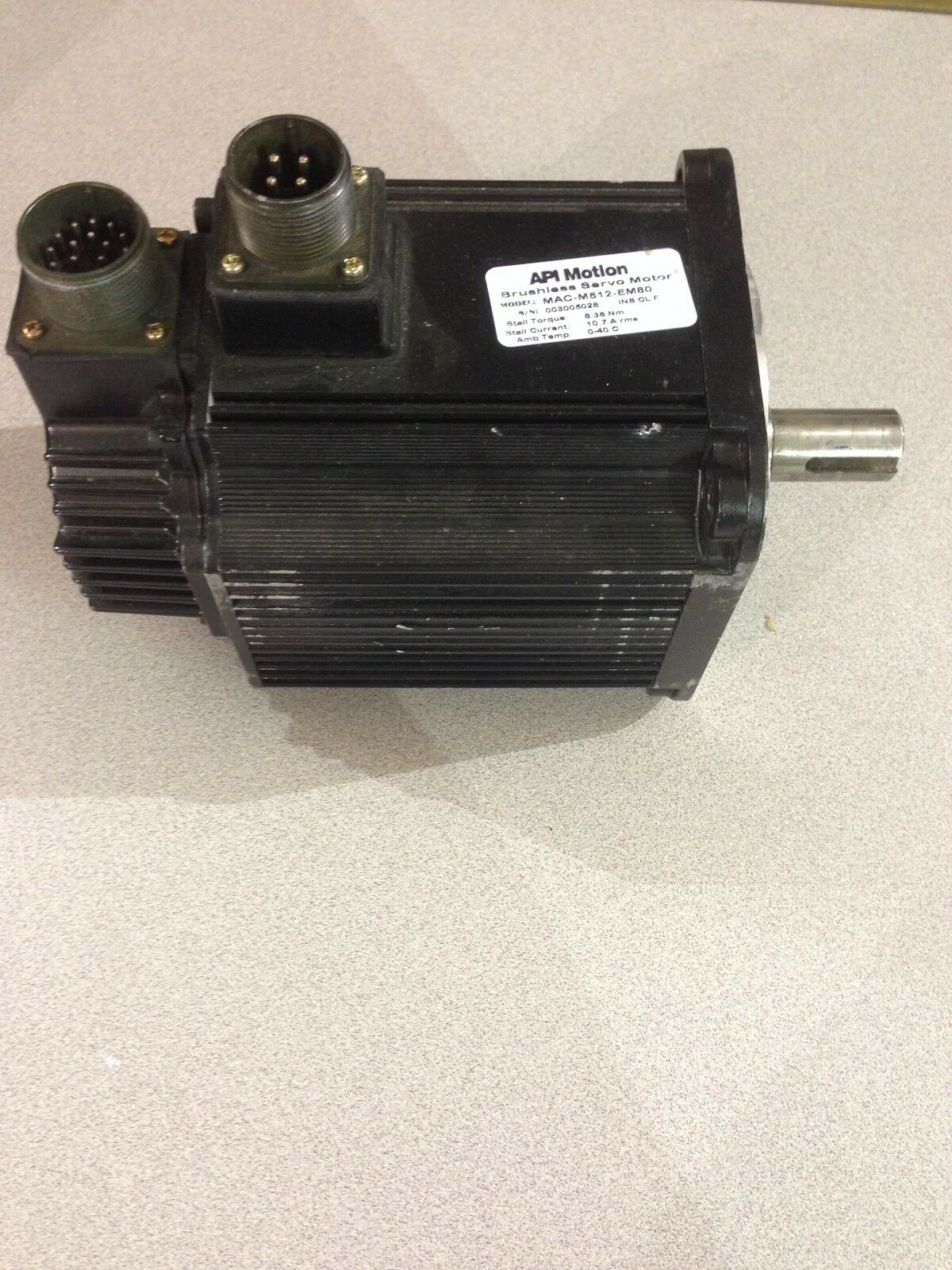 NEW API MOTION BRUSHLESS SERVO MOTOR MAC-M512-EM80