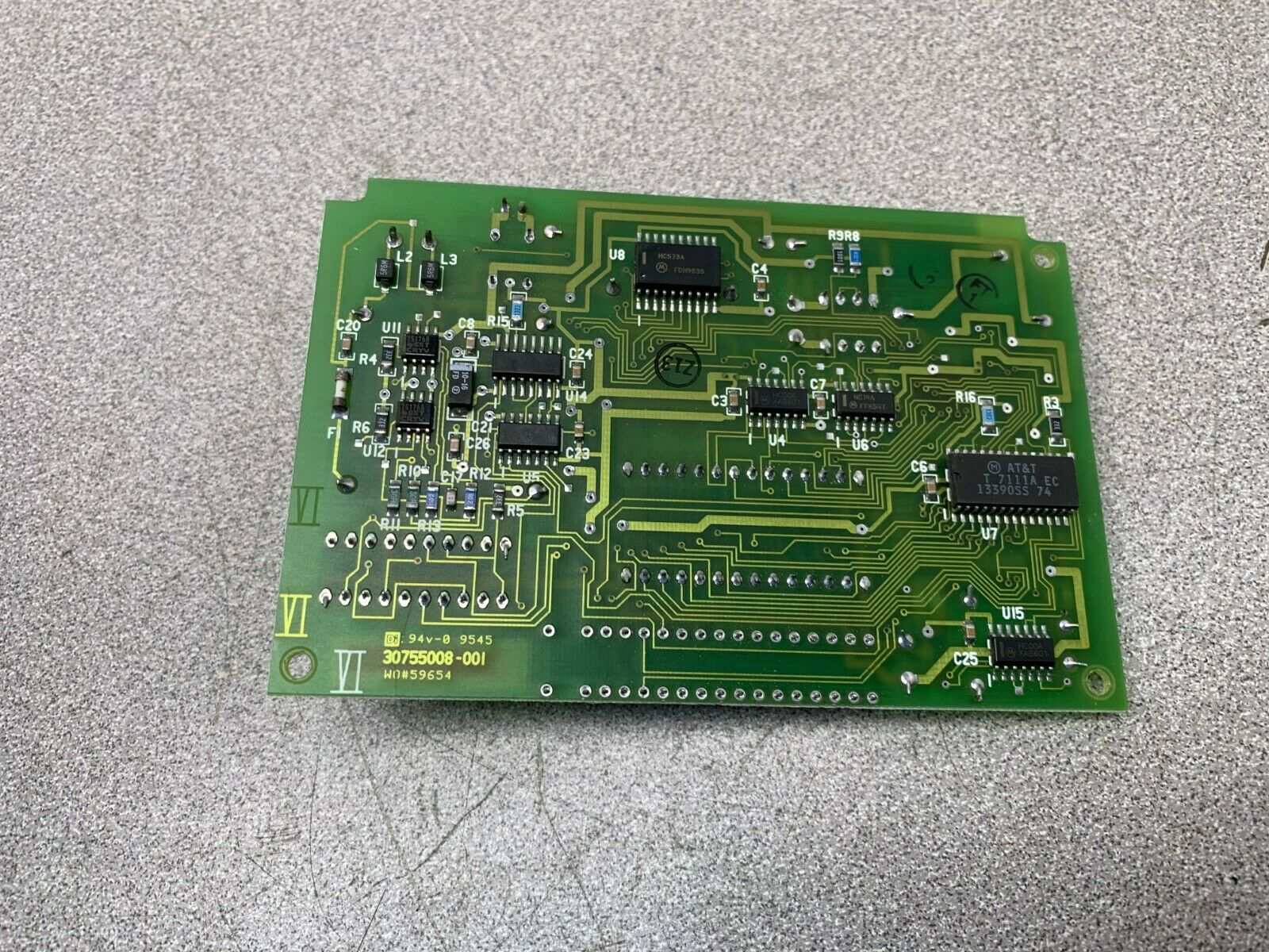 USED HONEYWELL DMCS COMMUNICATION ASSEMBLY CIRCUIT BOARD 30755009-002