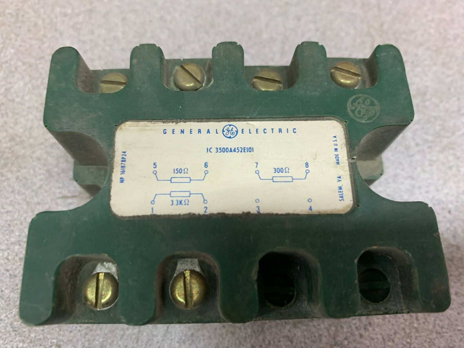 NEW NO BOX GENERAL ELECTRIC RECTIFIER IC3500A452E101