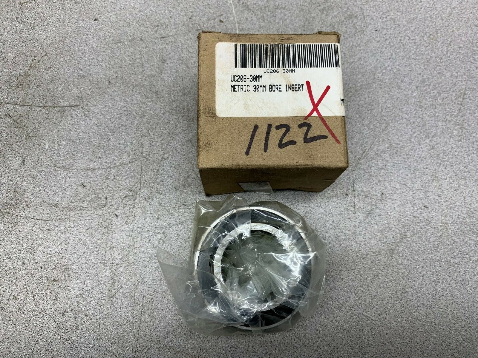 LOT OF 2 NEW IN BOX PEER BEARING UC206-30MM