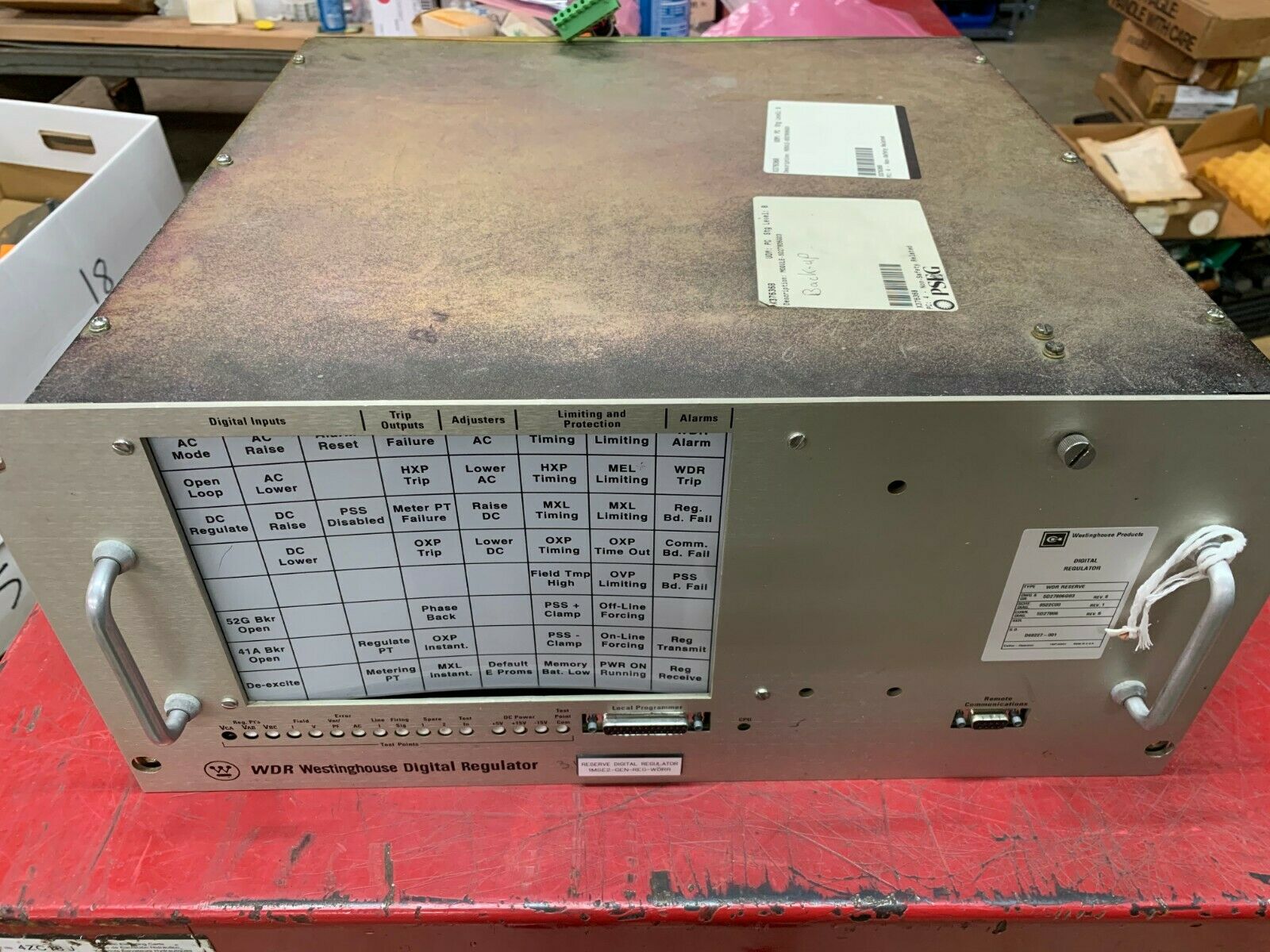 USED WESTINGHOUSE WDR RESERVE DIGITAL VOLTAGE REGULATOR 5D27806G03