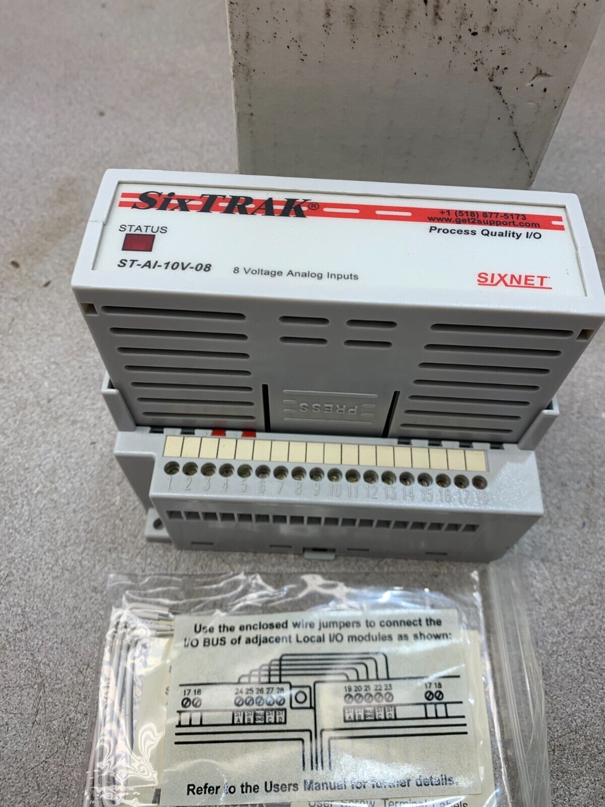 NEW IN BOX SIXTRAK I/O MODULE ST-AI-10V-08