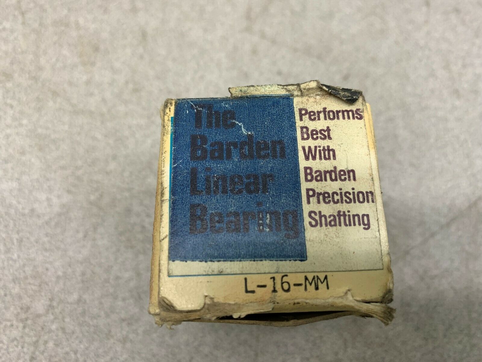 NEW IN BOX THE BARDEN LINEAR BEARING L-16-MM