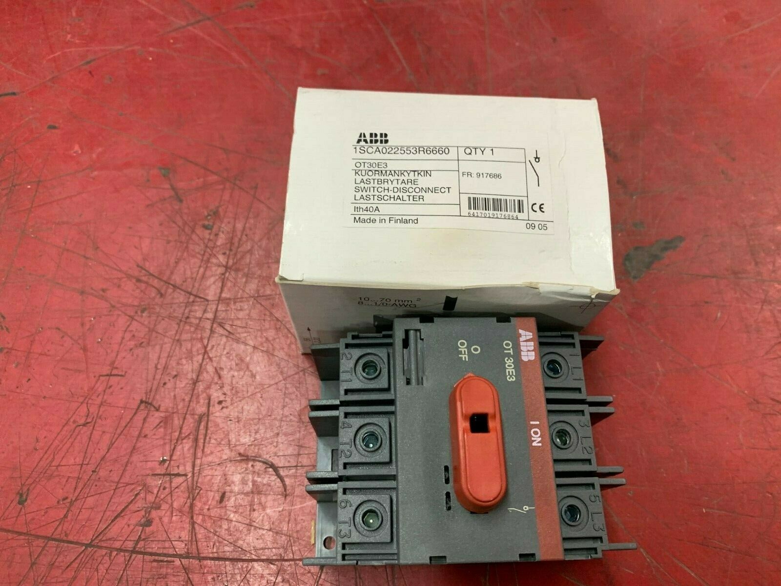 NEW IN BOX ABB DISCONNECT SWITCH 1SCA022553R6660