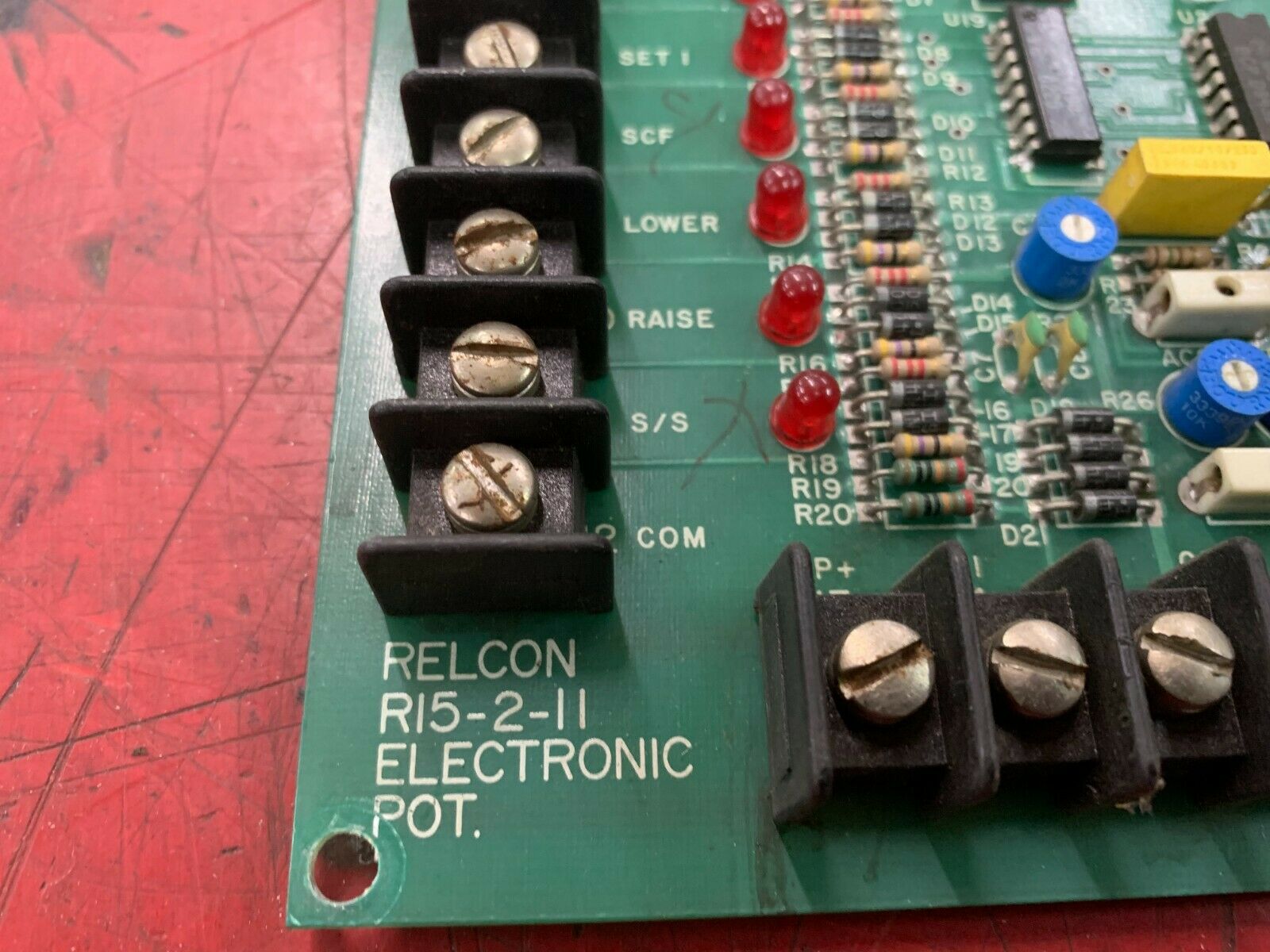 USED RELCON RI5-2-11 ELECTRONIC CIRCUIT BOARD R15-2-11