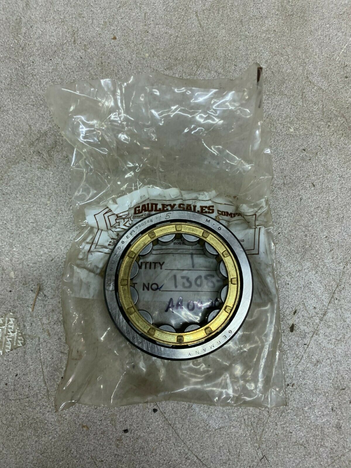 NEW NO BOX FAG ROLLER BEARING NU308E