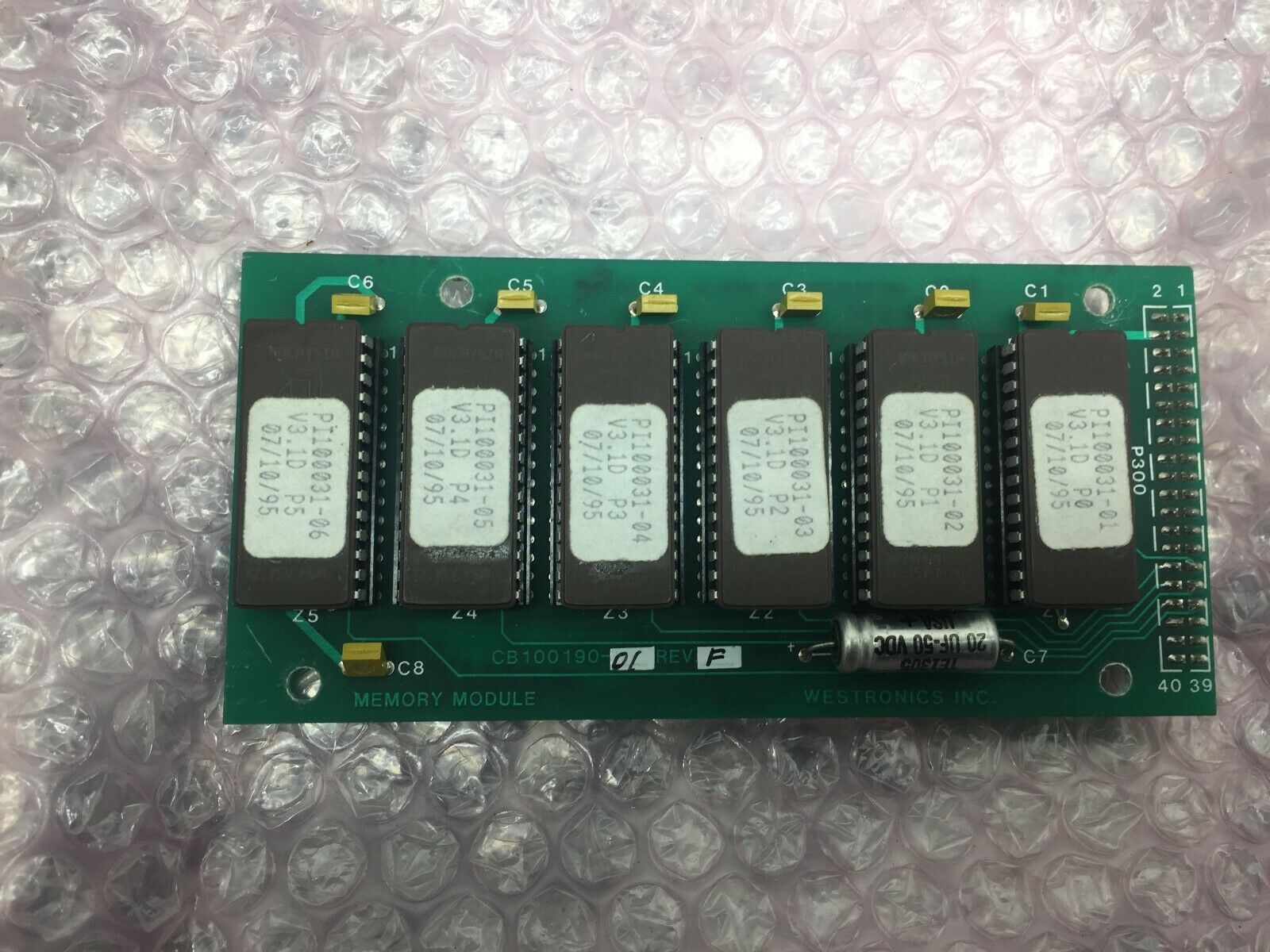 USED REMANUFACTURED WESTRONICS MEMORY MODULE CB100190-01