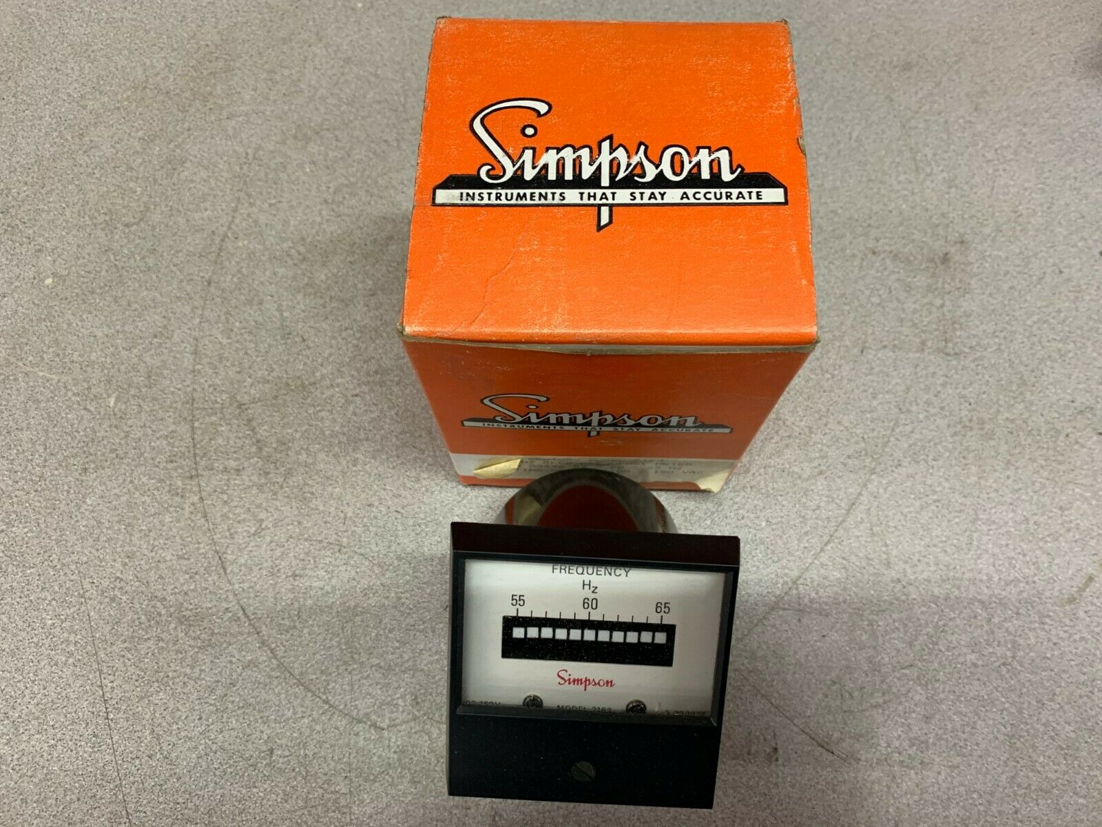 NEW IN BOX SIMPSON FREQUENCY METER 03496