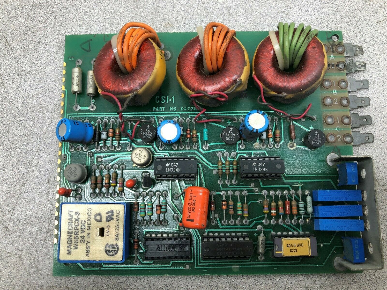 USED DRILL CSI-1 CURRENT PC BOARD D47703