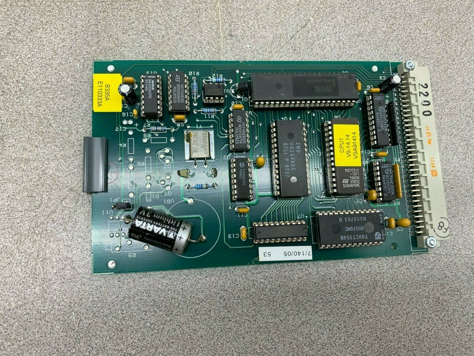 USED EMHART CIRCUIT BOARD E110333A