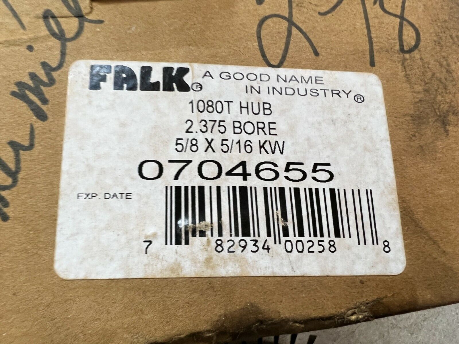 NEW IN BOX FALK 1080T HUB 0704655