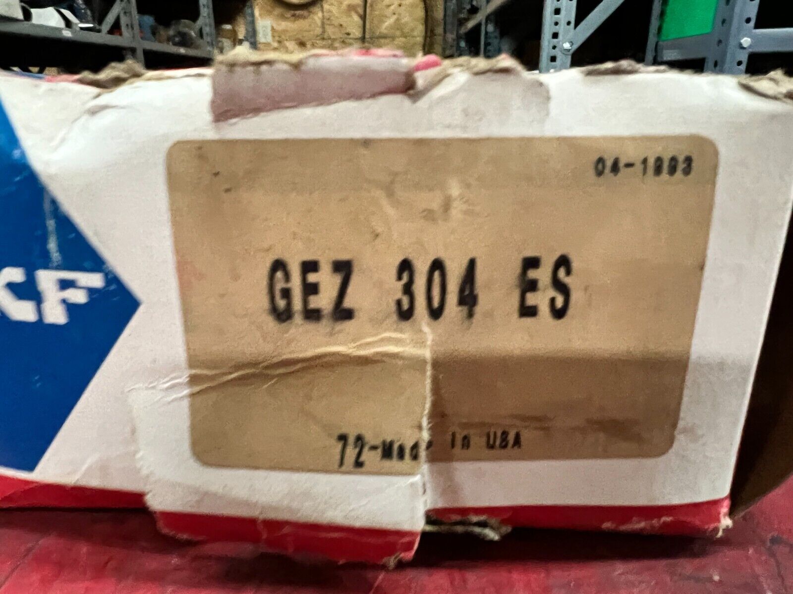 NEW IN BOX SKF BEARING GEZ 304 ES