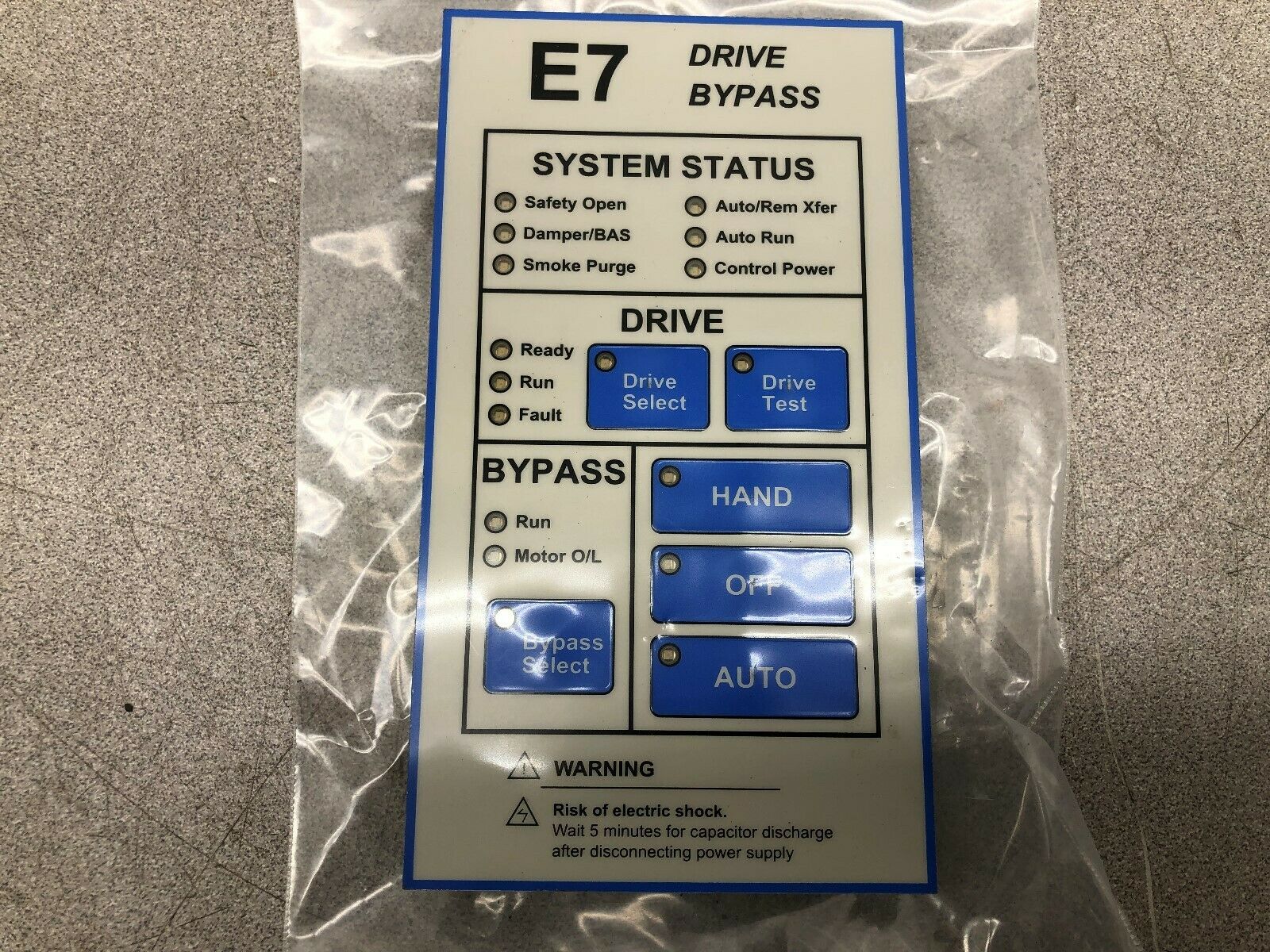 NEW NO BOX YASKAWA ELECTRIC KEYPAD UTC000270